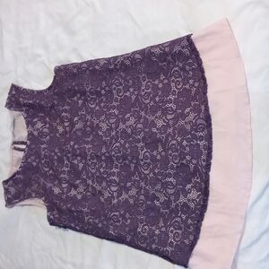 Signature Collection sleeveless layered womens top